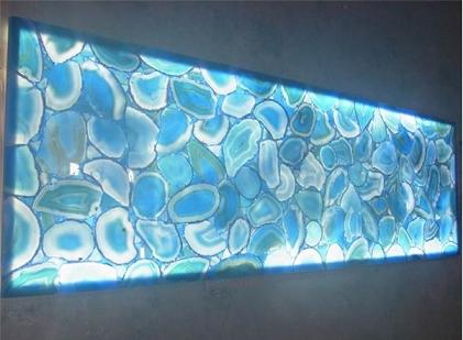 Manufacturers Exporters and Wholesale Suppliers of Blue Agate Stone Slabs Ajmer Rajasthan